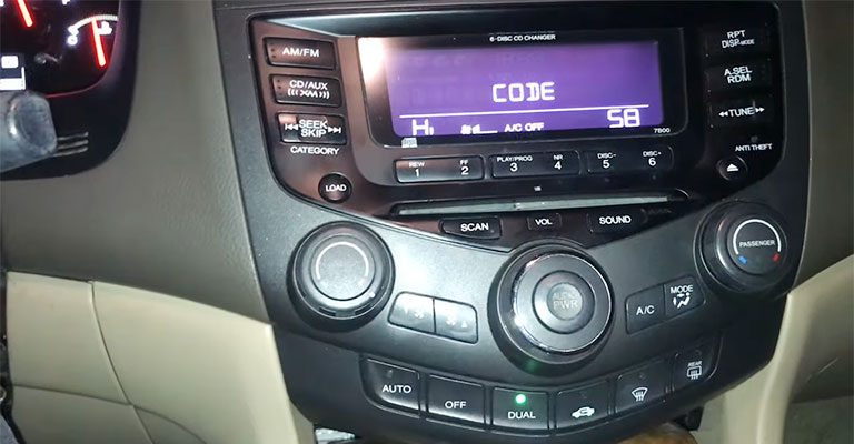 Comment obtenir le code radio de ma Honda Accord ?